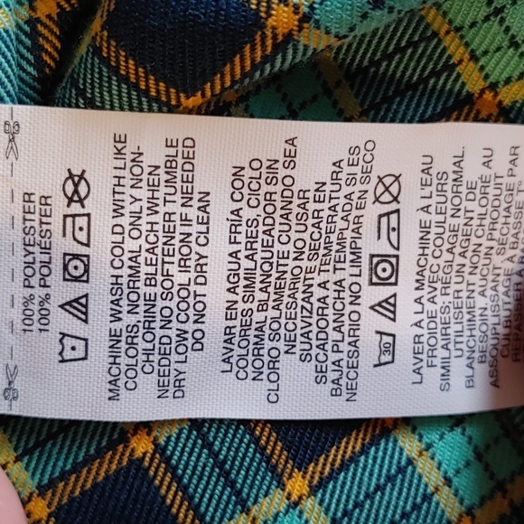 Women's Oakley Plaid Flannel Button Down Shirt - Picture 8 of 8